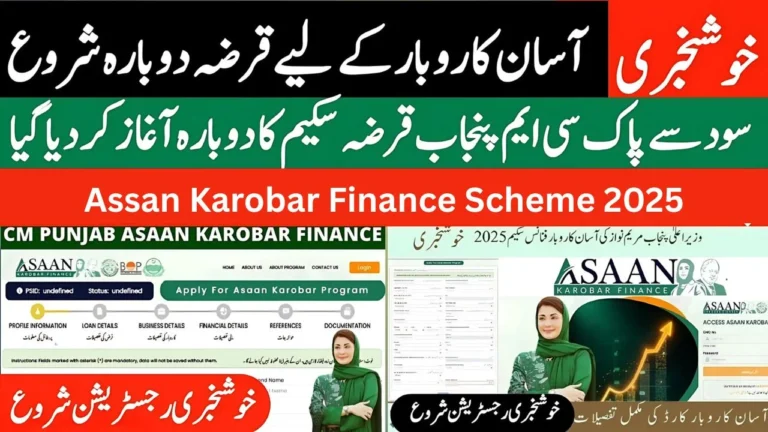Asaan Karobar Finance Scheme 2025 – How to Apply Online Login & Key Details