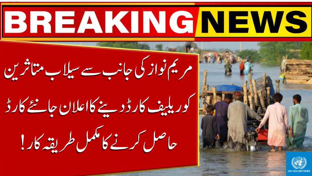 CM Punjab Flood Relief Card 2025 – Get Rs. 20,000 Cash Assistance with Easy Registration