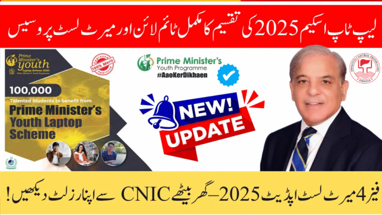 PM Laptop Scheme 2025 – Check Application Status Online by CNIC Complete Student Guide