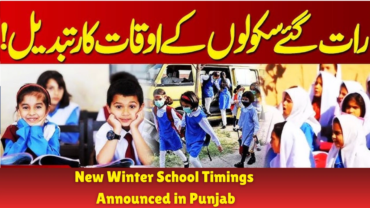 Punjab Announces Winter School Timings 2025 Classes to Begin at 830 AM from October 20