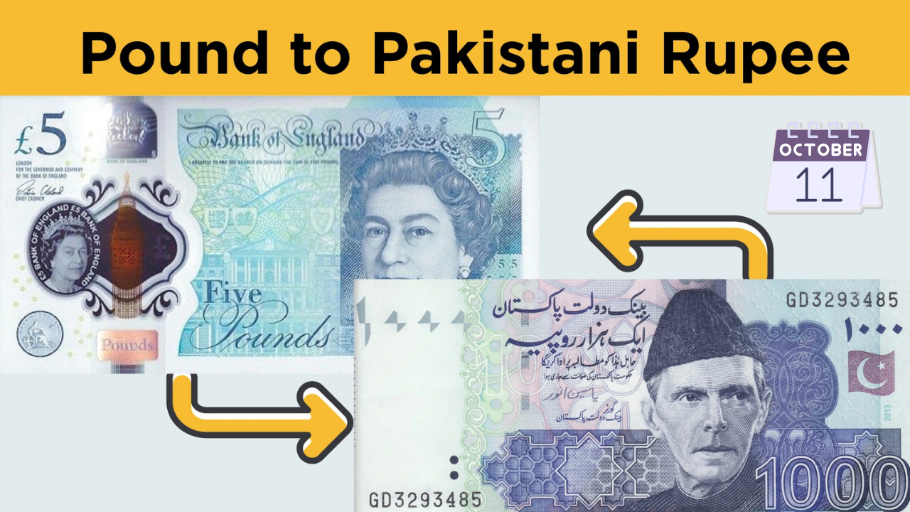 UK Pound to Pakistani Rupee Rate Today – October 11, 2025 (GBP to PKR Update)