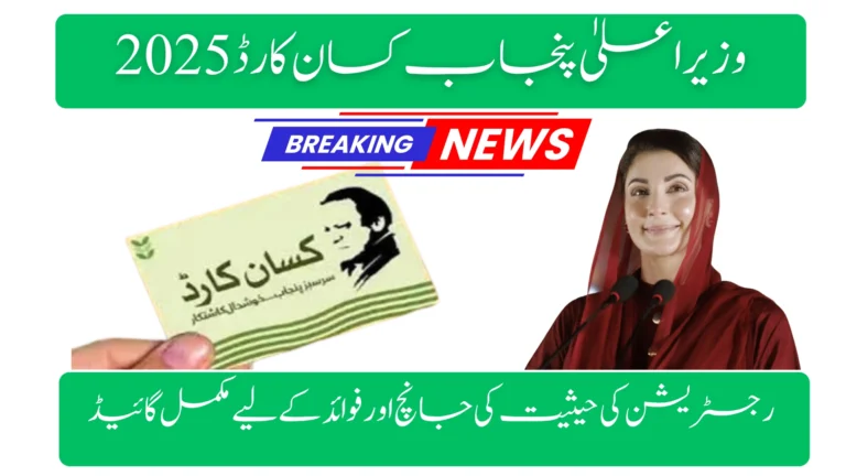 CM Punjab Kisan Card 2025 – Complete Guide to Registration Status Check & Benefits